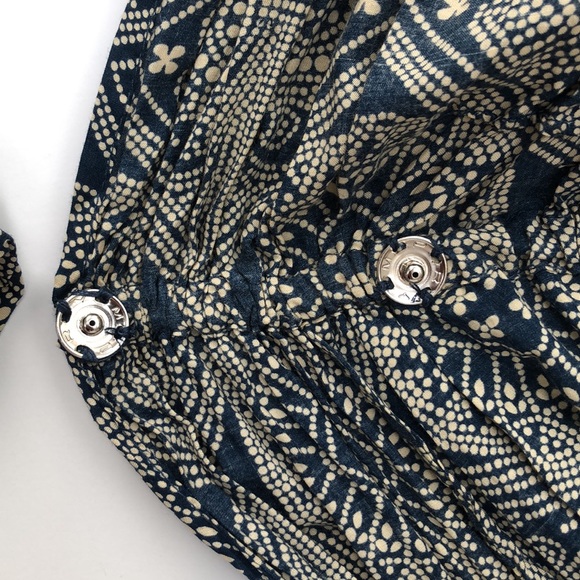 Elegant Blue and White Maxi Dress - Anthropologie - Picture 7 of 10